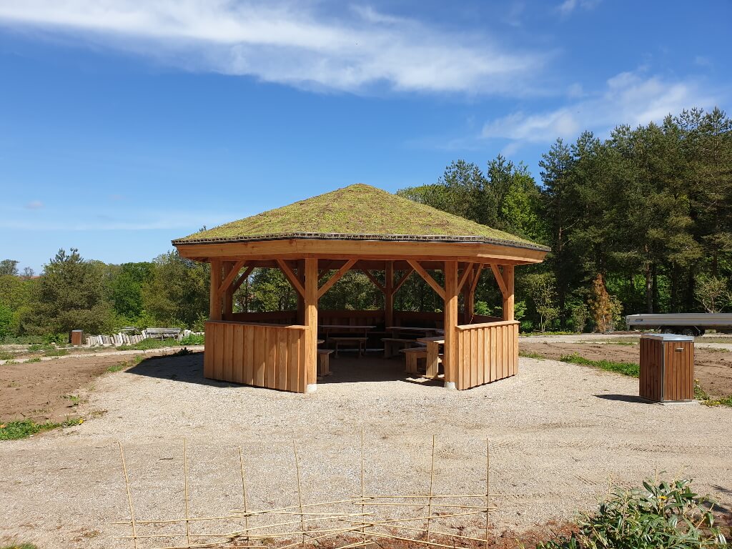 Sedum roof for campfires