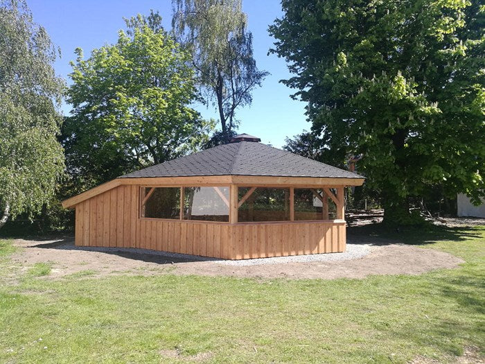 6 square fire cabin 7 m