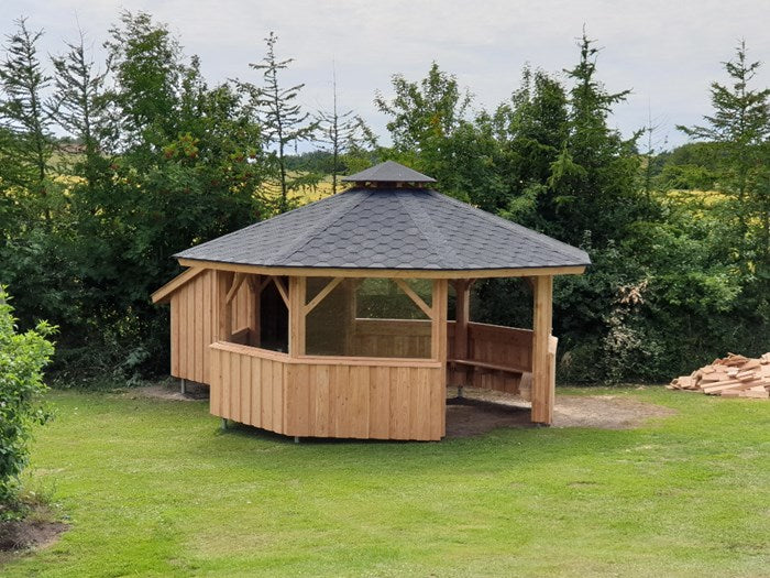 8 square fire cabin 4.5 m