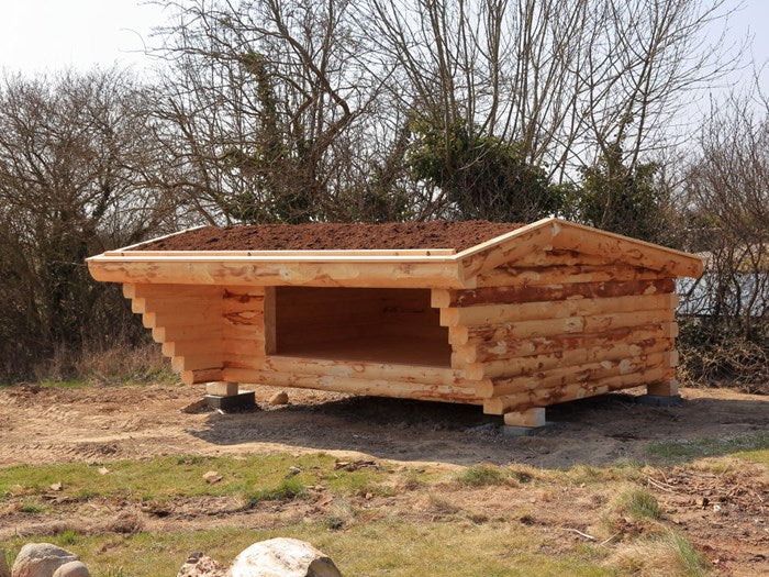 Solid timber F2, gable roof