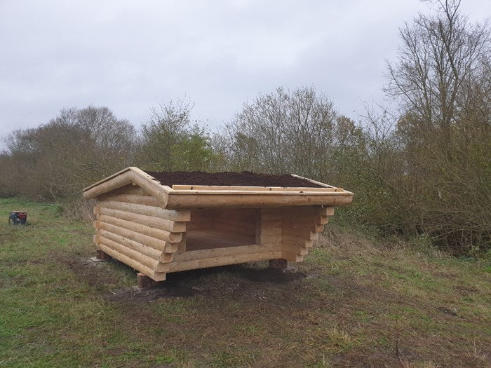 Solid timber F2, gable roof