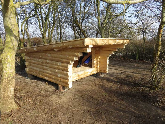 Full timber F2, straight roof