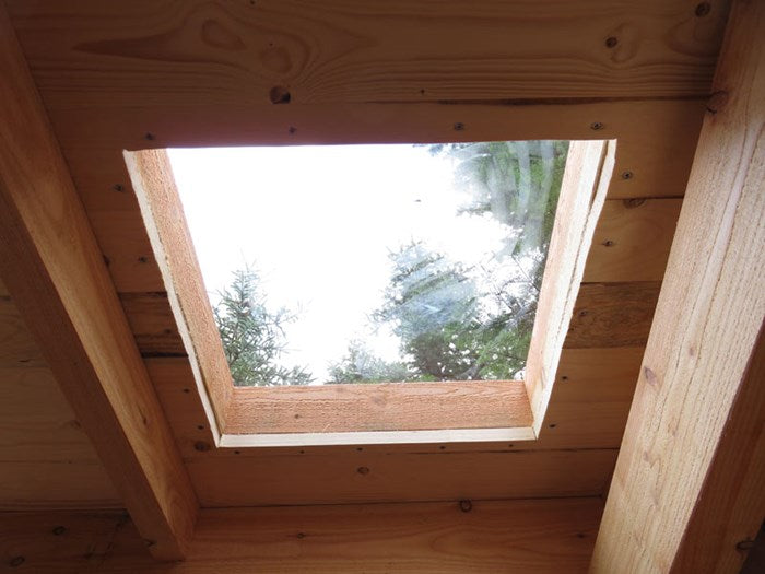 Skylight in shelter