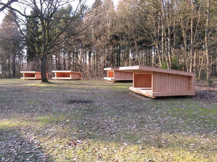 Flotte arkitekttegnede type 7.1 shelters